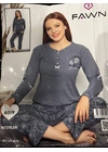 ПижамыЖенская пижама FAWN 6519 - женское белье оптом в Dolche Noche