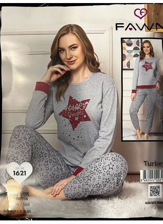 Фото Rinda Женская пижама FAWN 1621 (14666) – Пижамы, цвет <color>, цена 510.73<currency>