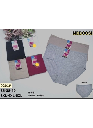 Фото MEDOOSI Жіночі трусики MEDOOSI 9201 (22982) – Батальні розміри, колір <color>, ціна 50.92<currency>