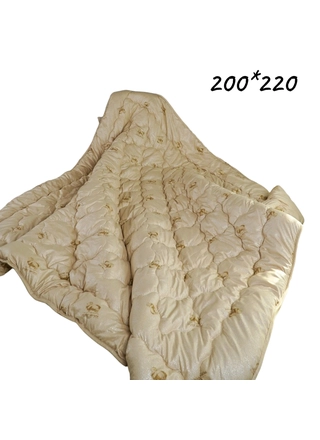 Фото Без Бренда Одеяло шерстяное зимнее 2560 Бежевый (12146) – Одеяла, цвет <color>, цена 946.55<currency>