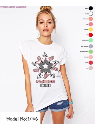 Фото ottodix Жіноча футболка Fashion 1006 Белый () – Футболки, колір <color>, ціна <currency>