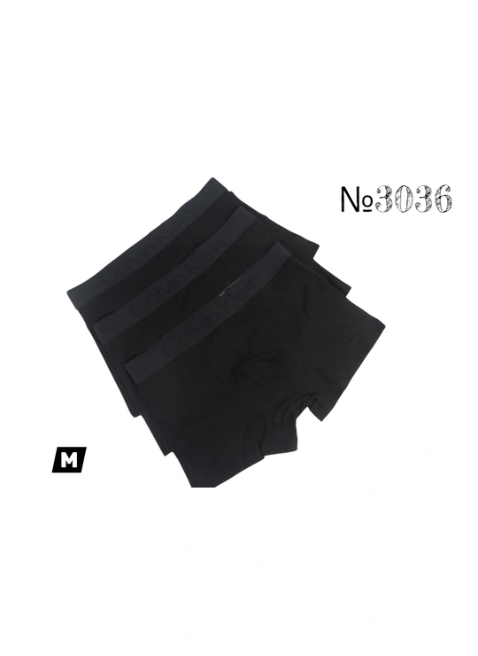 Трусы мужские резинка (черные) CK 3036 (M) - магазин нижнего белья оптом Dolche Noche