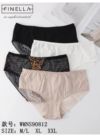 Фото FINELLA Жіночі трусики Finella 90812 8д Різні кольори (23199) – Норма, колір <color>, ціна 63.57<currency>