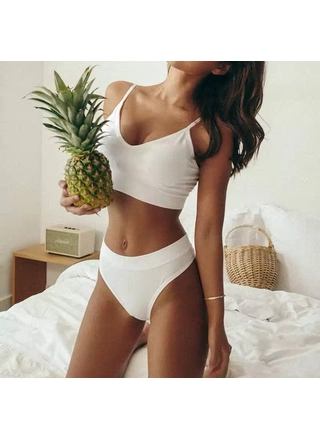 Фото YADAILI Комплект Топик-трусики Yadali 668 (21104) – Спортивные комплекты белья, цвет <color>, цена 126.00<currency>