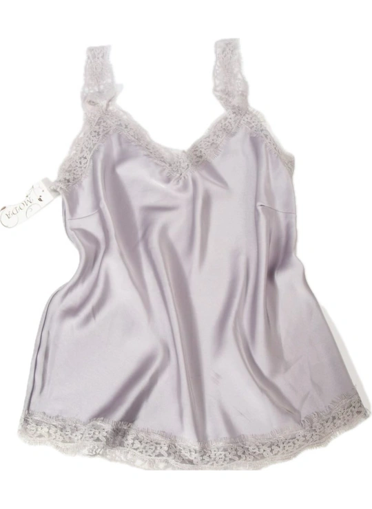 Матери0006 Майка атлас с кружевными брытелями  - женское белье оптом в Dolche Noche