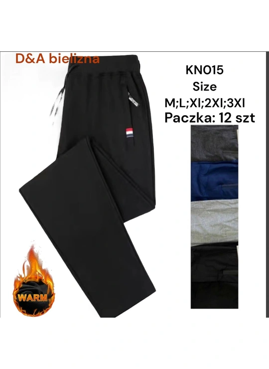 Брюки мужские теплые D&A KN 015  - магазин нижнего белья оптом Dolche Noche