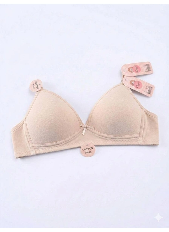 Чашка А Підліткові бюстгальтери Lunna Cotton Comfort 1318 Бежевий - жіноча білизна оптом у Dolche Noche