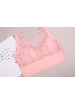 Фото Без Бренда Топик жіночий Comfortable 2213 Рожевий (11880) – Топи, майки, колір <color>, ціна 99.74<currency>