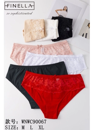 Фото FINELLA Жіночі труси FINELLA WNMC90067  1с Різні кольори (23304) – Норма, цвет <color>, цена 59.90<currency>