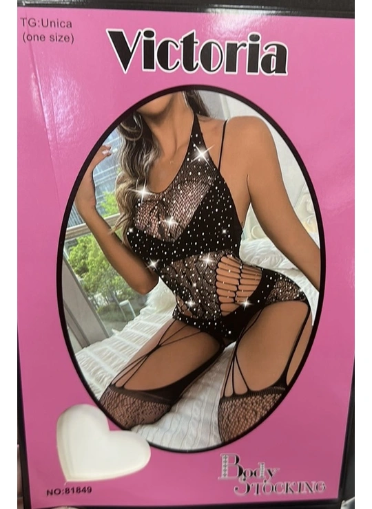 Эротические боди, корсеты и комбинезоныБоди женские Victoria 81849 - женское белье оптом в Dolche Noche