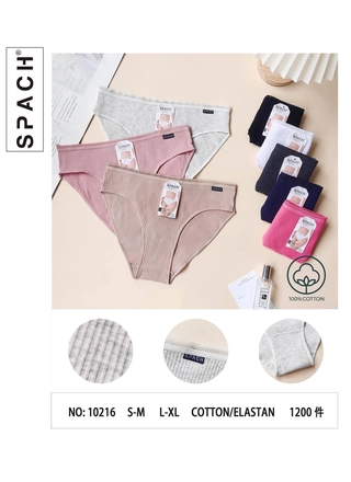 Фото SPACH Трусы женские SPACH 10216 3а (22520) – Хлопковые, цвет <color>, цена 40.37<currency>
