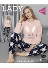ПижамыЖенская пижама Lady 29525 - женское белье оптом в Dolche Noche