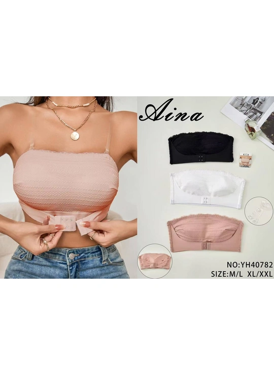 Топы, майкиБюстгальтер топ AINA 40782 - женское белье оптом в Dolche Noche