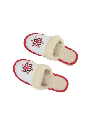 Фото Без Бренда Тапки женские Снежинка 326 () – Зима, цвет <color>, цена <currency>