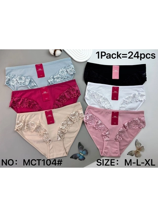 Фото D&A Жіночі бавовняні трусики MCT104 (M–XL) 12B Різні кольори (23253) – Норма, цвет <color>, цена 42.69<currency>