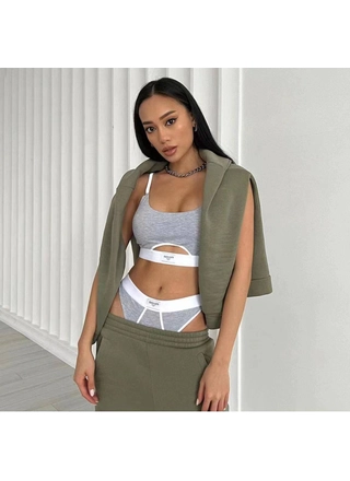 Фото Без Бренда Комплект белья 30815 14,2 (16122) – Топ + трусы, цвет <color>, цена 372.96<currency>