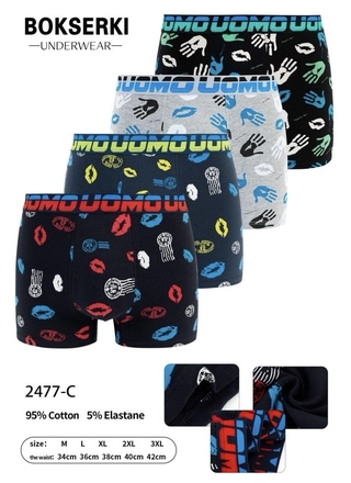 Фото TOM.NY Чоловічі боксери TOM NY Underwear 2477-C (22951) – Чоловічі труси, колір <color>, ціна 68.04<currency>