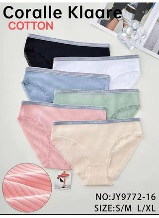 Фото Coralle Klaare Жіночі бавовняні трусики Coralle Klaare JY9772-16 3а (22097) – Бавовняні, колір <color>, ціна 43.34<currency>