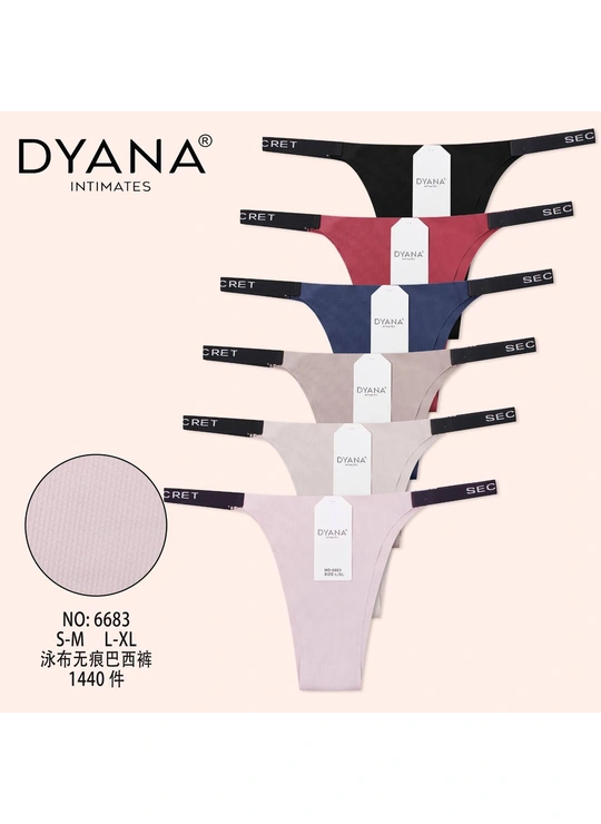 НормаЖенские американки DYANA 6683 1Б - женское белье оптом в Dolche Noche