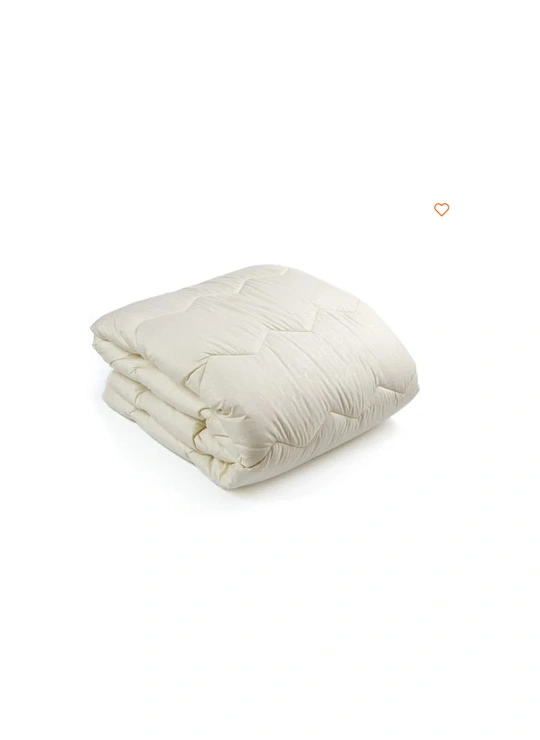 Одеяло стеганное шерстяное 'ПРЕМИУМ' 155*215 (уп.- ПАКЕТ) ТМ 'Vladi' Молочный - текстиль для дома оптом в Dolche Noche