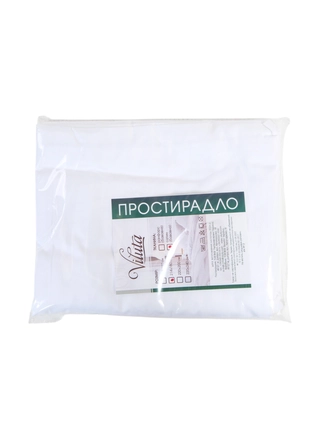 Фото Viluta Простыня 2-х сп сатин СТРАЙП белый Белый (22129) – Постельное белье, цвет <color>, цена 486.75<currency>