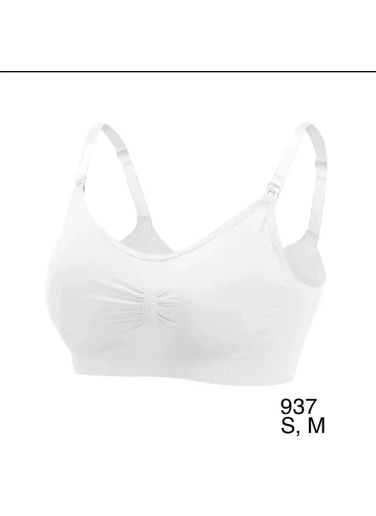 Для годуючих матерів Бюстгальтер для годуючих мам 937 Білий - жіноча білизна оптом у Dolche Noche