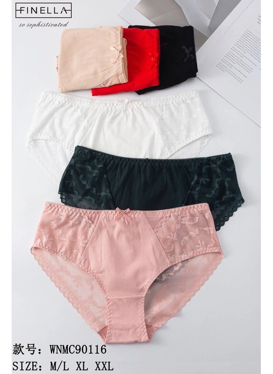 Батальные размерыЖенские трусы FINELA 90116 11в - женское белье оптом в Dolche Noche