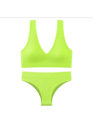 Фото YADAILI Комплект топ трусики Yadali 8879 (18712) – Топ + труси, колір <color>, ціна 151.20<currency>