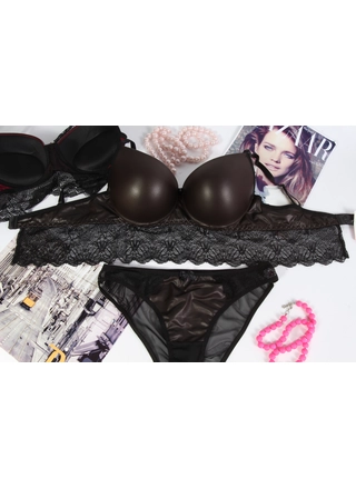 Фото PUDRA 8712 Компклект белья из еко кожы PUDRA (7025) – Чашка B, цвет <color>, цена 216.30<currency>