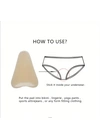 Лосини Силіконова накладка під лосини (анти-camel toe) 1637 Бежевий - жіноча білизна оптом у Dolche Noche