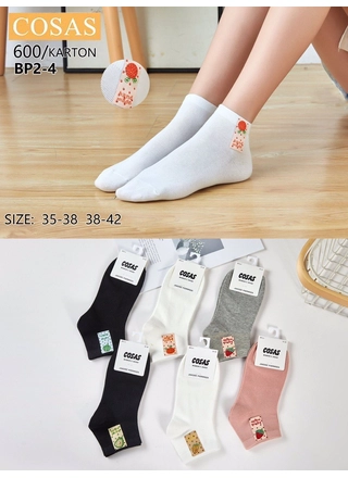 Фото Cosas Носки женские COSAS BP2-4 (16615) – Весна-осень, цвет <color>, цена 50.27<currency>