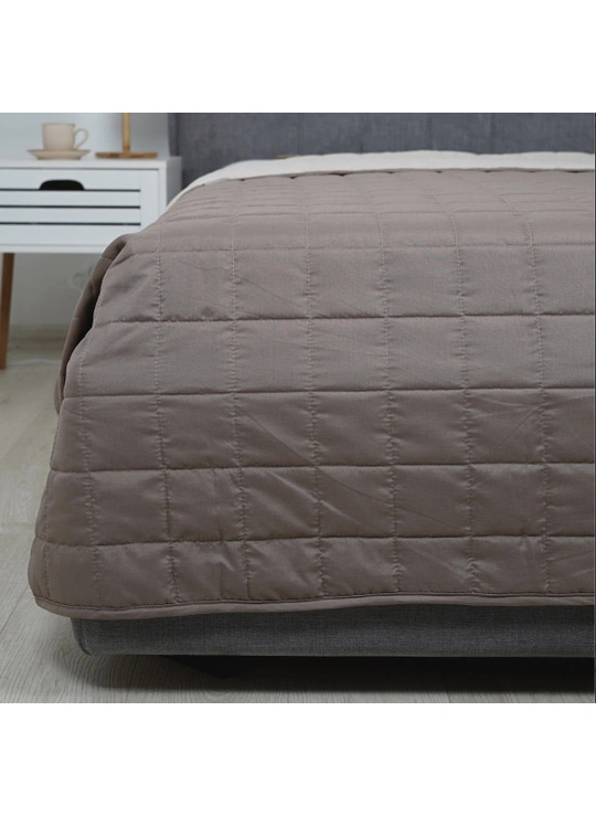 'ДУЭТ' Покрывало микрофибра 210/220 Нежность_ТМ 'Viluta' - текстиль для дома оптом в Dolche Noche