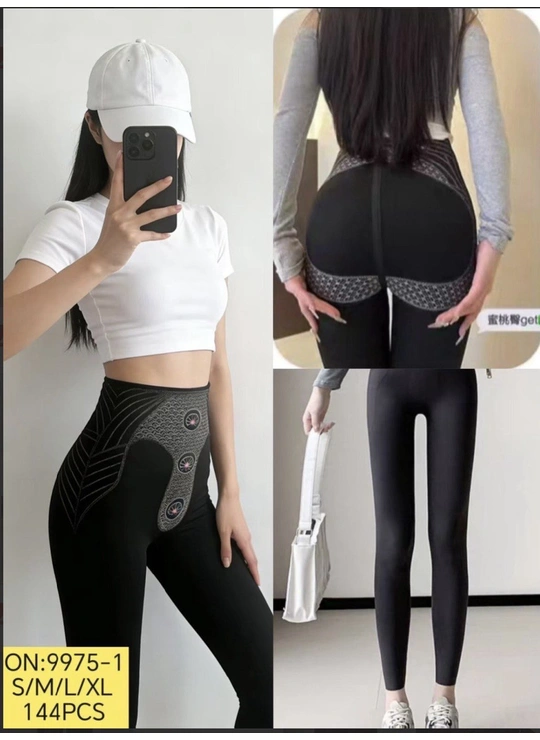 Лосини Жіночі легінси з коригуючим ефектом 9975-1 - жіноча білизна оптом у Dolche Noche