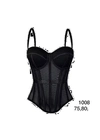 Корсети Жіночий корсетний бюстгальтер 1008 Чорний - жіноча білизна оптом у Dolche Noche