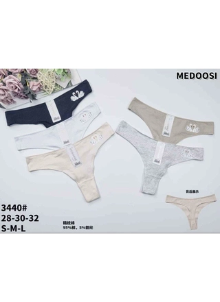 Фото MEDOOSI Труси жіночі MEDOOSI 3440 5с (22989) – Норма, колір <color>, ціна 33.29<currency>