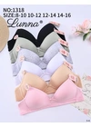 Чашка А Підліткові бюстгальтери Lunna Cotton Comfort 1318 Зелений - жіноча білизна оптом у Dolche Noche