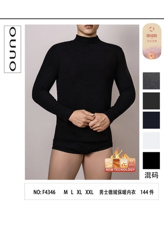 Фото Ouno Чоловіча термокофта OUNO F4346 (22541) – Термобілизна, колір <color>, ціна 228.58<currency>