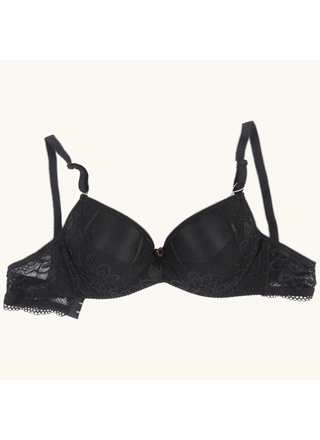 Фото AIMINA Бюстгальтер жіночий *B* AIMINA 1571  9,2 Чорний (23361) – Чашка B, колір <color>, ціна 180.18<currency>