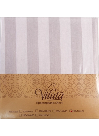 Фото Viluta Простынь на резинке 160*200*25  (22026) – Постельное белье, цвет <color>, цена 438.03<currency>