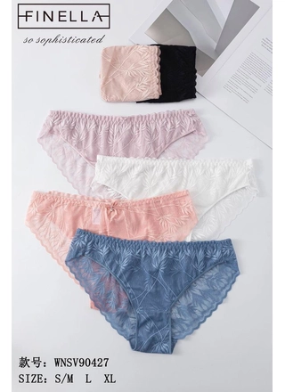 Фото FINELLA Трусики женские FINELLA 90427 1в (22348) – Норма, цвет <color>, цена 54.78<currency>