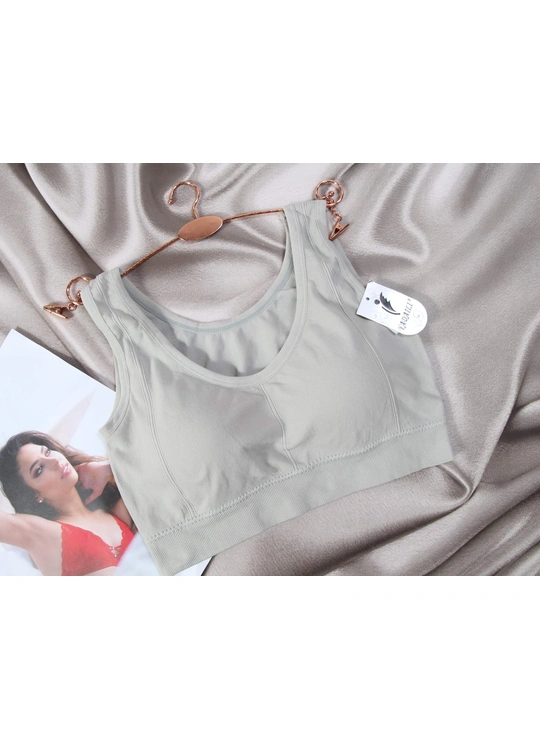 Топи, майки Топ женский 8017 Сірий - жіноча білизна оптом у Dolche Noche