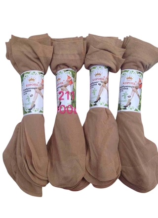 Фото КОРОНА Капронові шкарпетки Корона (36-41) 211 (7633) – Весна-осінь, колір <color>, ціна 4.77<currency>