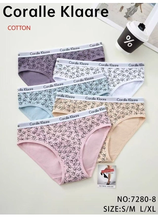 Фото Coralle Klaare Трусики Ghlain Klain G7280-8 12д (22827) – Бавовняні, колір <color>, ціна 41.36<currency>