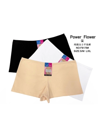 Фото Ouno Женские трусы-шорты Power Flower (модель F6178) 2д (21693) – Шортики, цвет <color>, цена 41.36<currency>