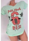 Футболки1003 Женская футболка NUM Турция - женское белье оптом в Dolche Noche