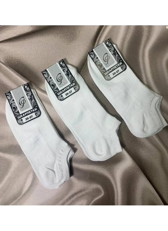 Шкарпетки чоловічі сітка 2451 Білий - магазин нижнего белья оптом Dolche Noche