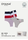 Бавовняні Жіночі бавовняні трусики Dyana 10319 1в Різні кольори - жіноча білизна оптом у Dolche Noche