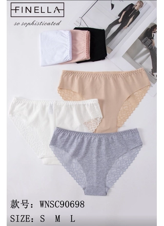 Фото FINELLA Жіночі труси FINELLA 90698 4в (22648) – Норма, колір <color>, ціна 54.01<currency>