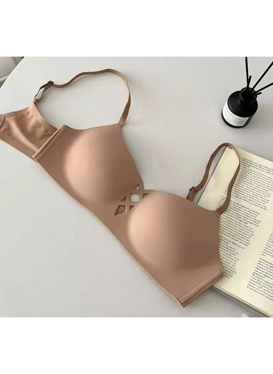 Безшовні Бюстгальтер безшовний B042 Темно бежевий - жіноча білизна оптом у Dolche Noche