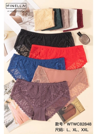 Фото FINELLA Женские трусы кружево FINELA 82848 10с (21891) – Кружевные, цвет <color>, цена 62.04<currency>